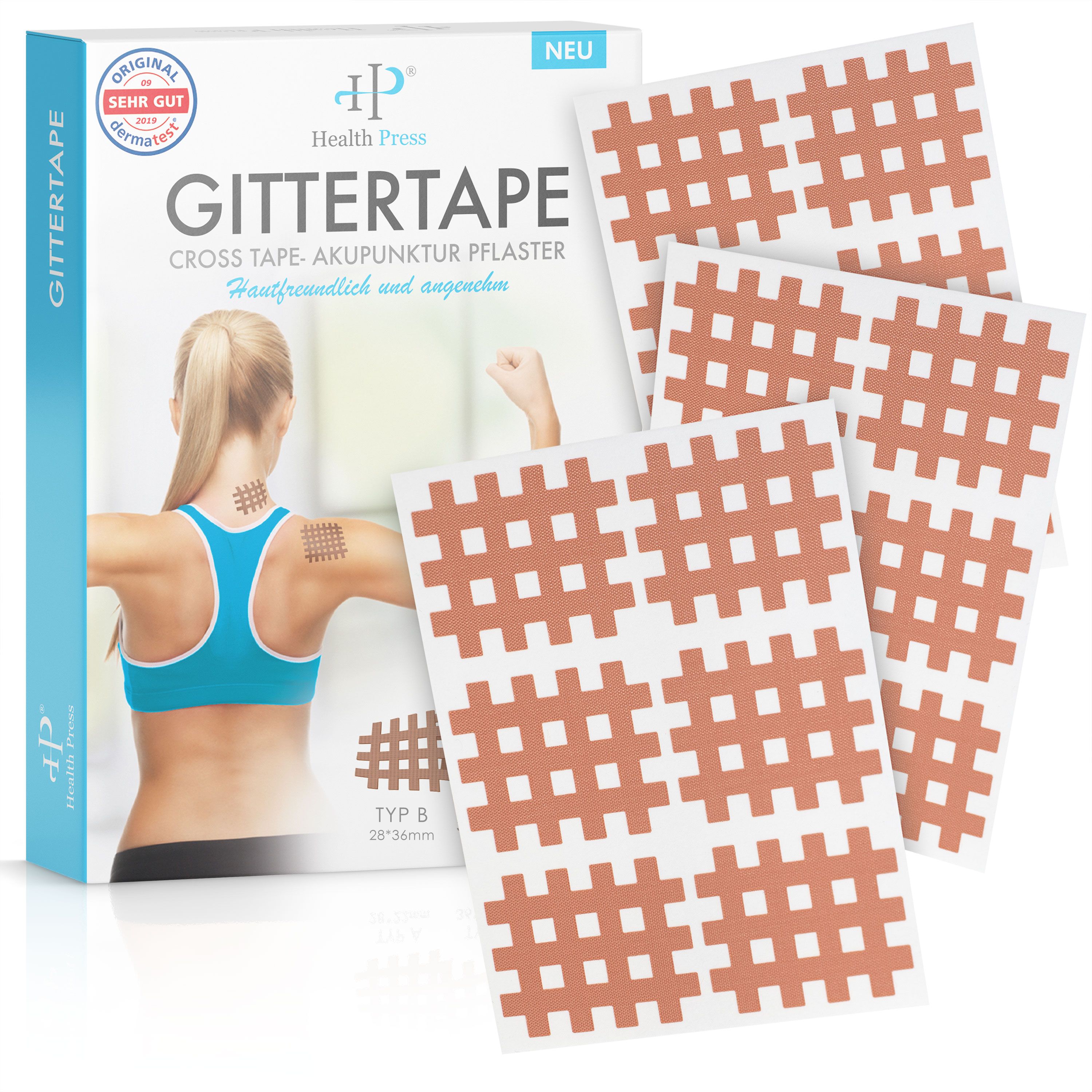 Health Press Gittertape