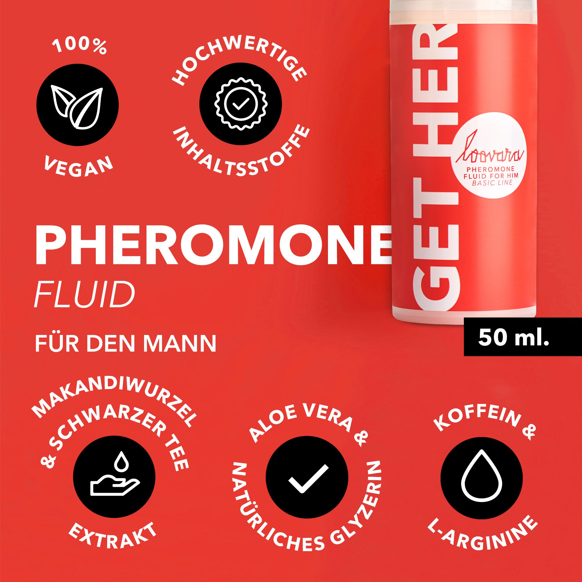 Loovara Pheromon Booster Fluid für Ihn - GET HER