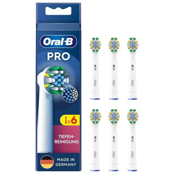 Oral-B  Aufsteckbürsten 6 Stück PRO Tiefenreinigung weiß