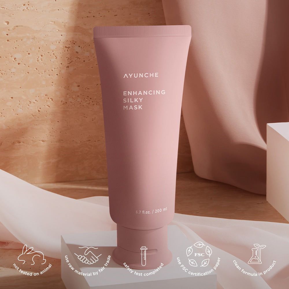 AYUNCHE Enhancing Silky Mask – Haarmaske für Glanz, Anti-Frizz & Farbschutz