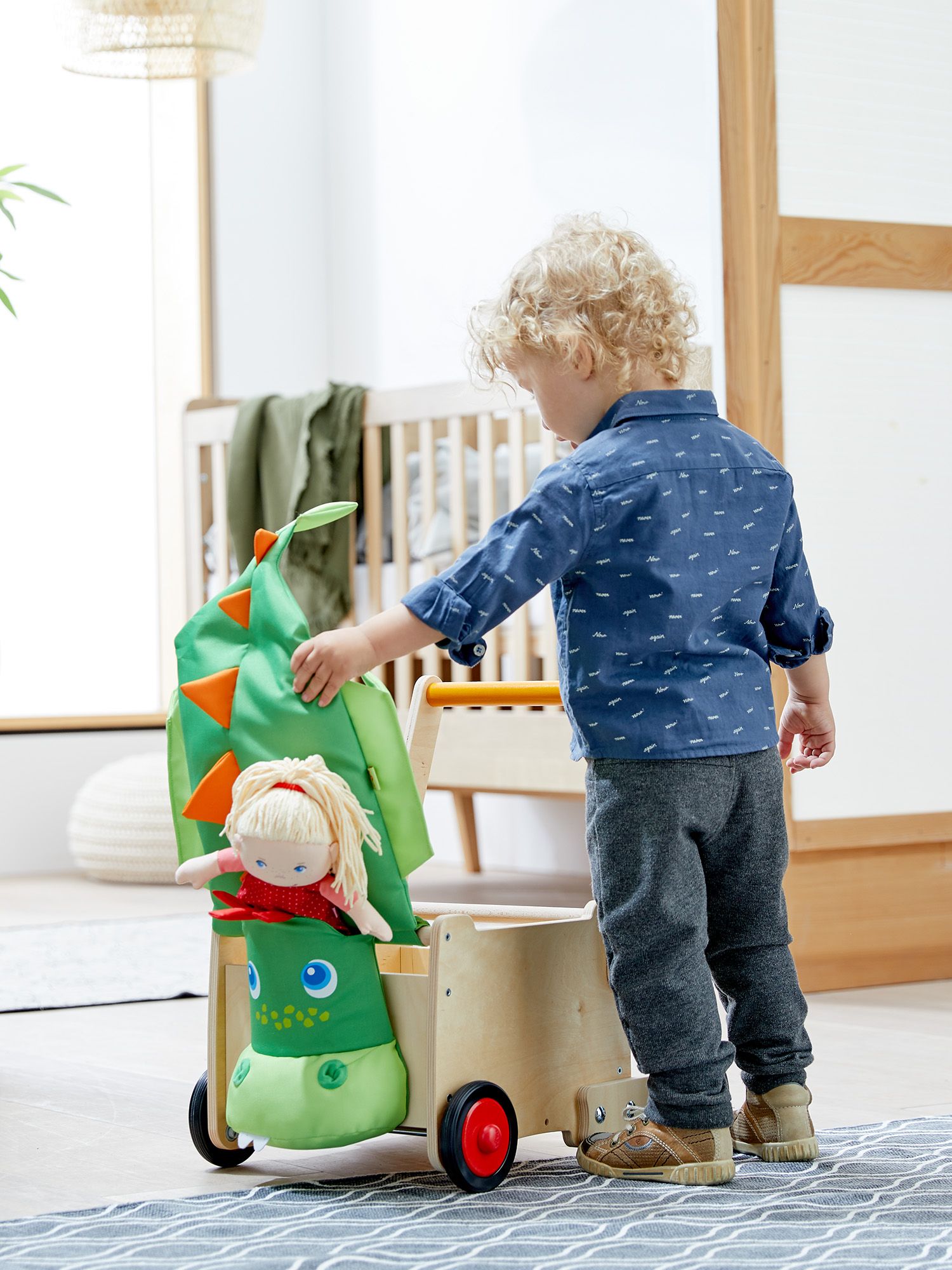 HABA Lauflernwagen Lauflernwagen Drachenbox