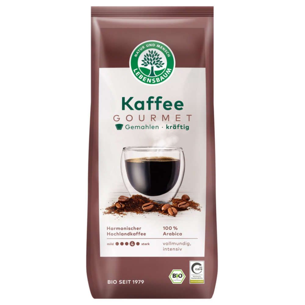 Bio Gourmet Kaffee kräftig gemahlen 500 g