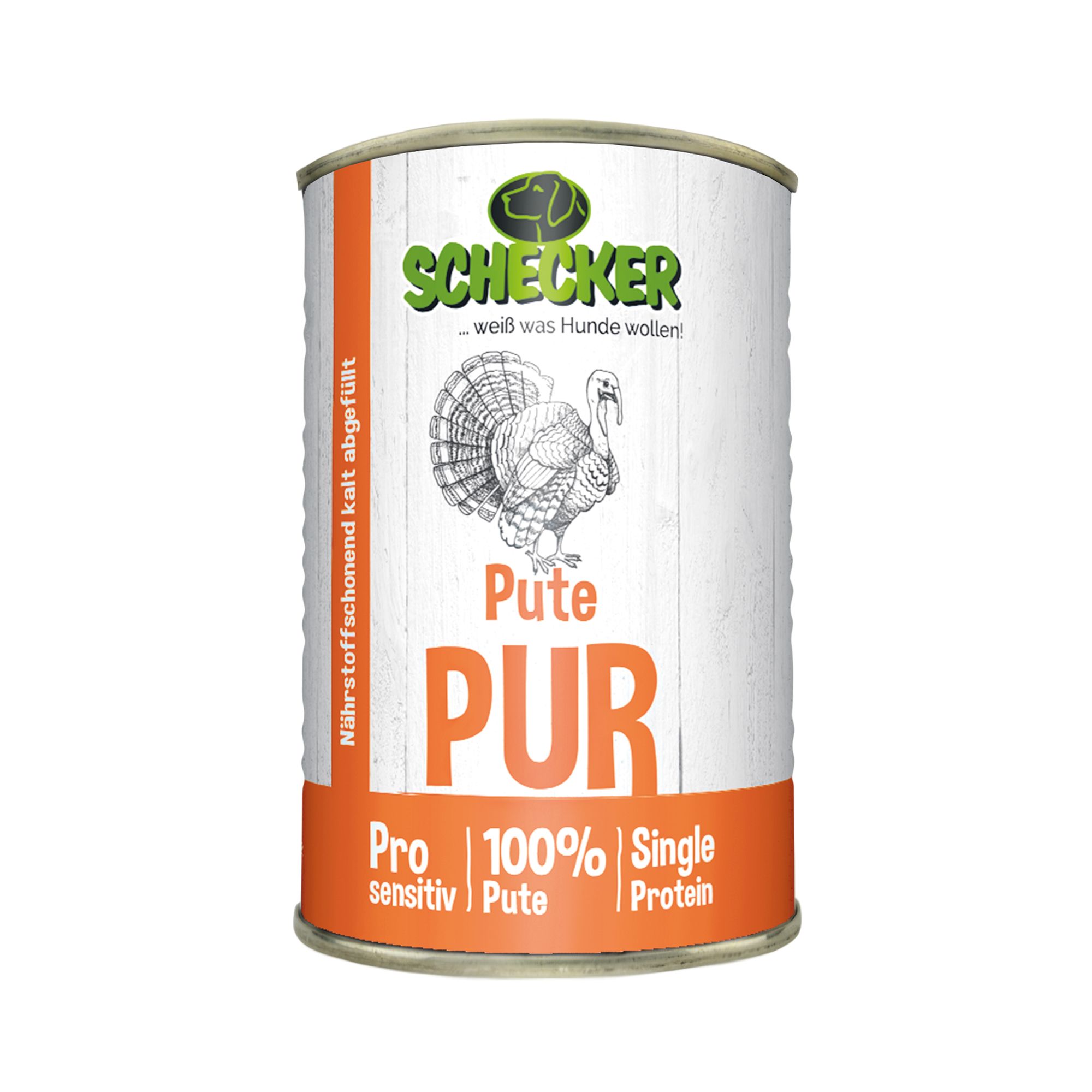 Schecker DOGREFORM Pute PUR - Nassfutter - getreidefrei