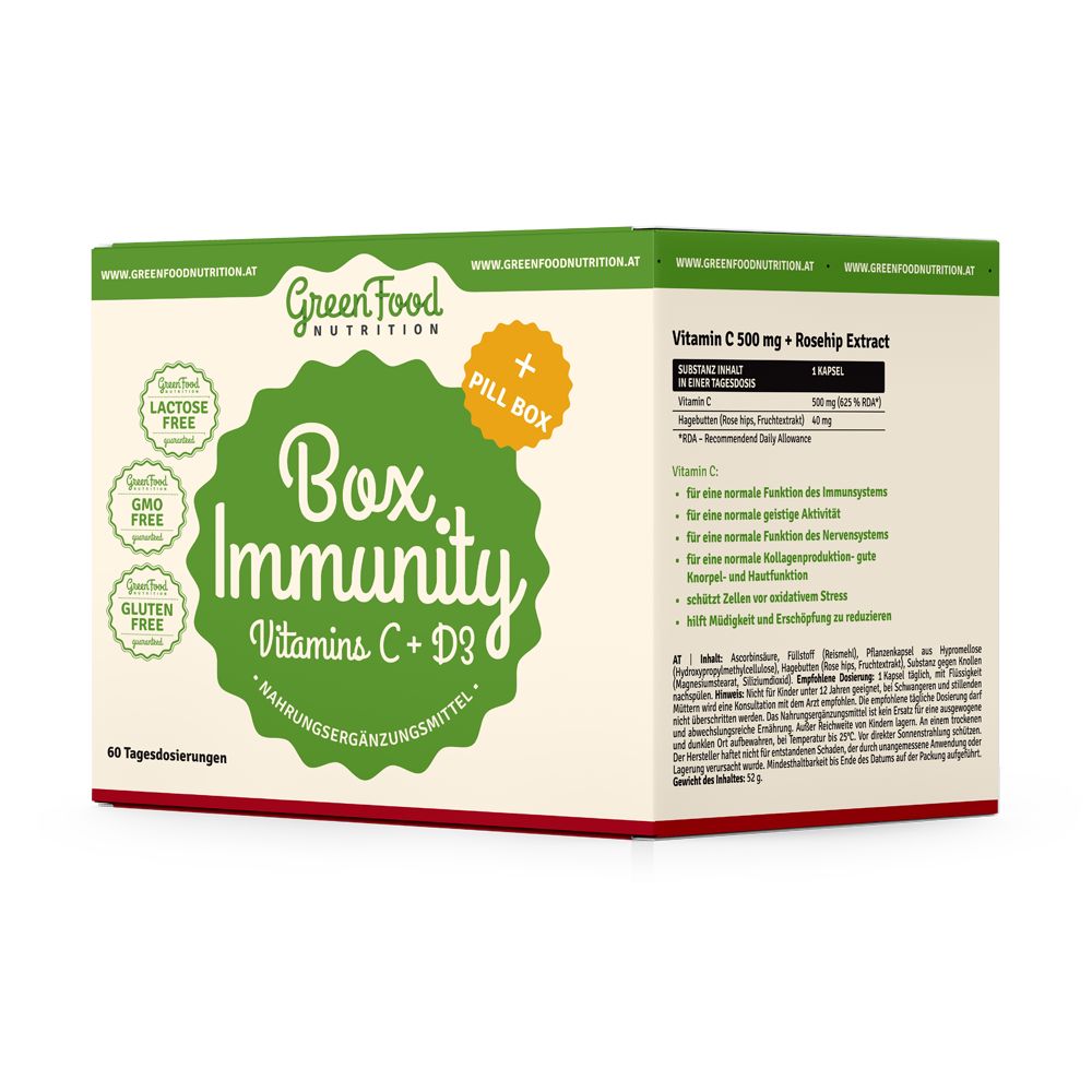 GreenFood Nutrition Box Immunity + Pillbox 1 St Kapseln