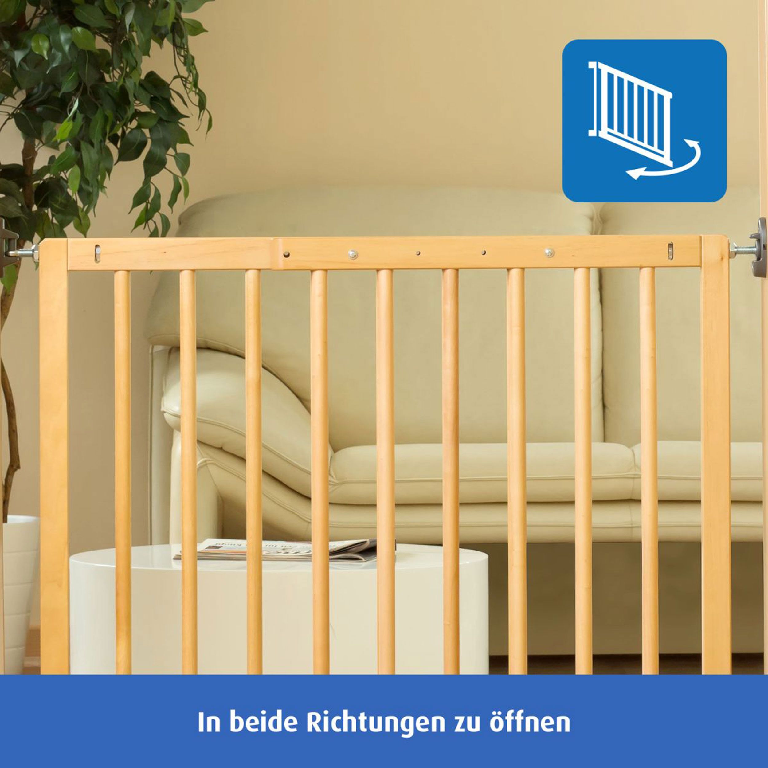 reer Basic Schraubgitter, Holz, 65.5 - 106 cm