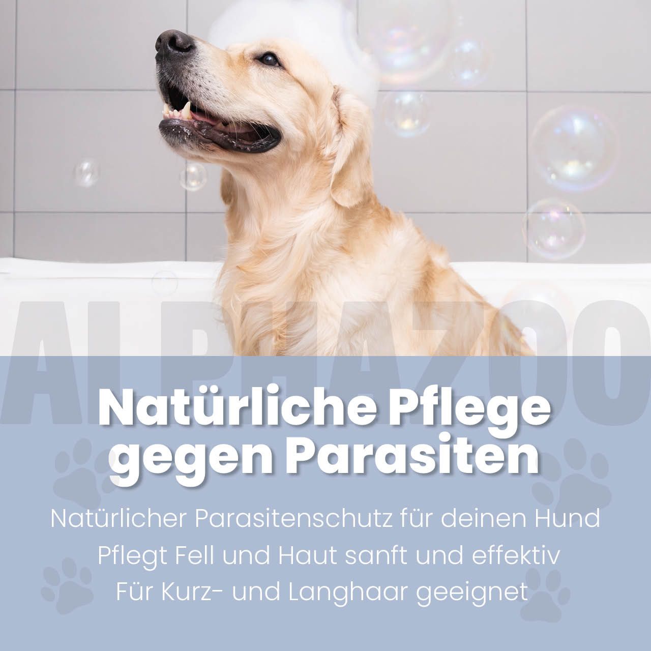 alphazoo Neemöl Shampoo für Hunde – Fellpflege mit Neemöl