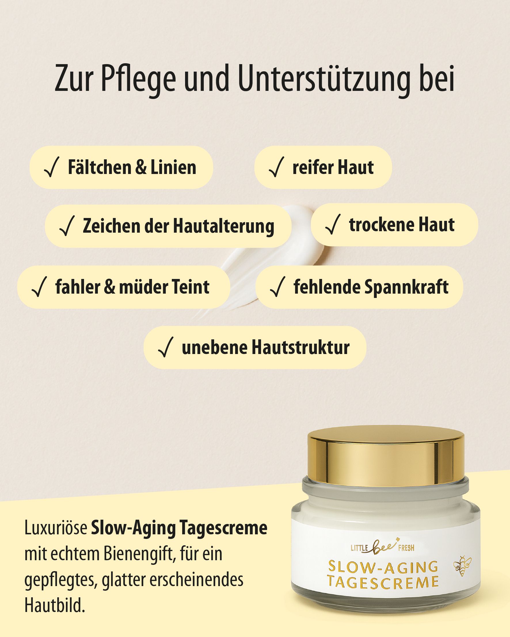 little bee fresh Slow-Aging Tagescreme Angebot