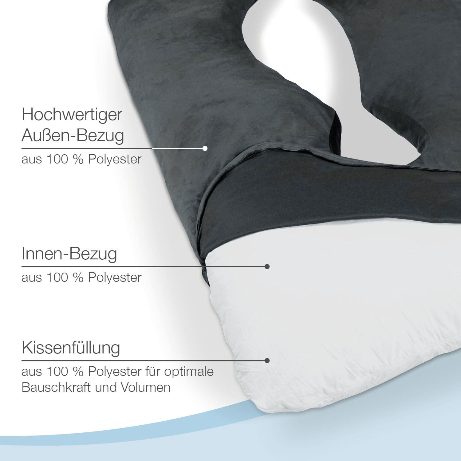 NCAA Faltbares Körperkissen – Offiziell Lizenziert, 100% Polyester, 45,7 X 91,4 Cm