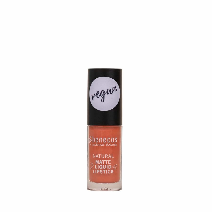 benecos Natural Beauty Matte Liquid Lipstick coral kiss Bio