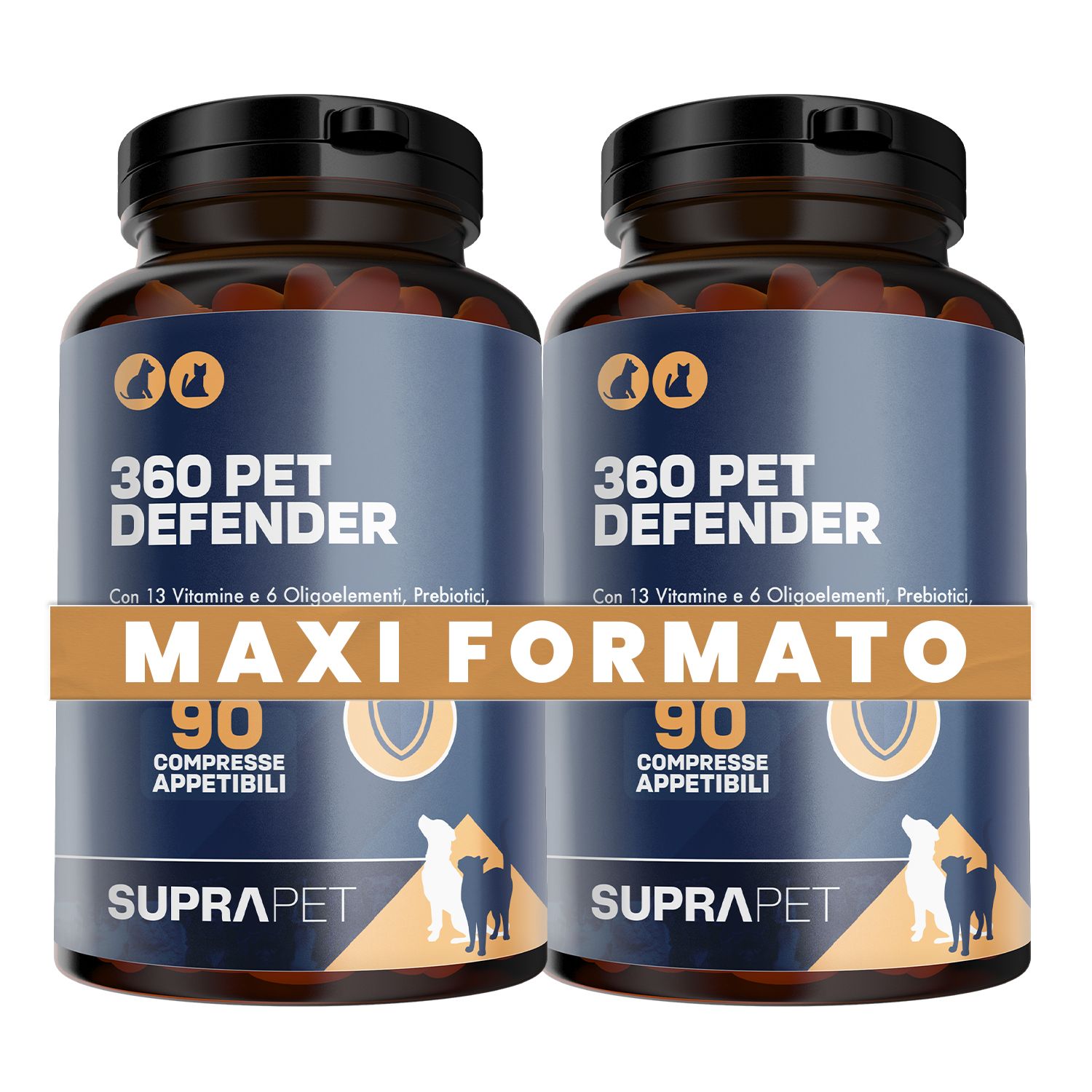 Suprapet 360 Pet Defender Cani e Gatti Compresse Integratore Supporto Immunitario e Vitalita