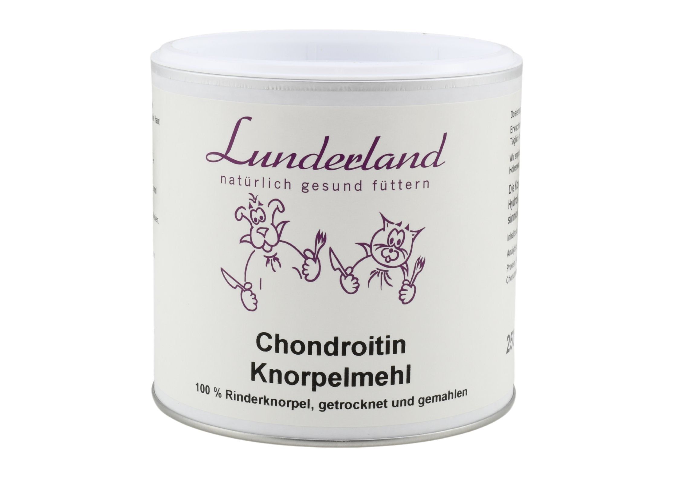 Lunderland Chondroitin Knorpelmehl 250 g Futter