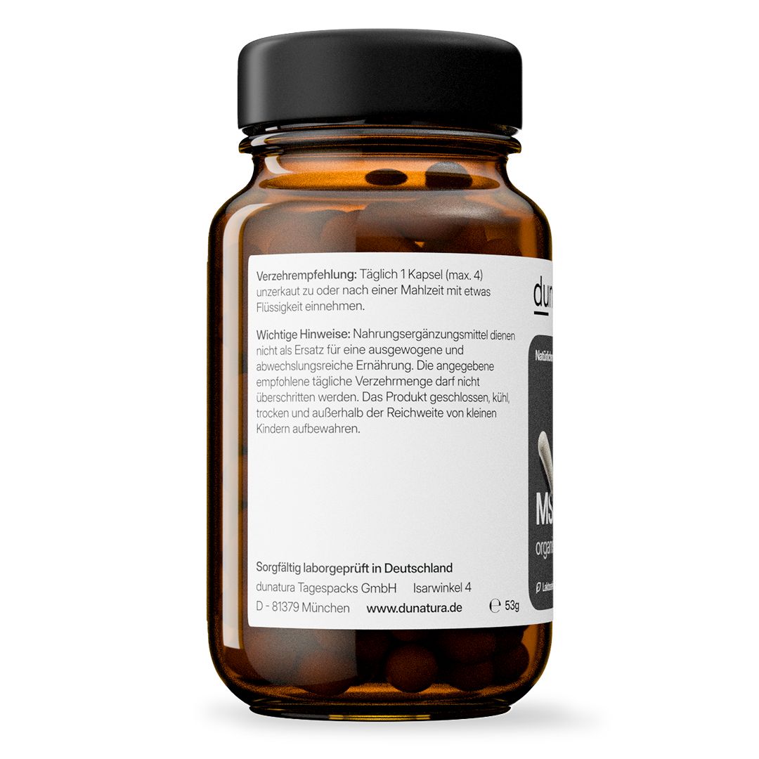 dunatura MSM 500mg - 84 Kapseln - Gelenke