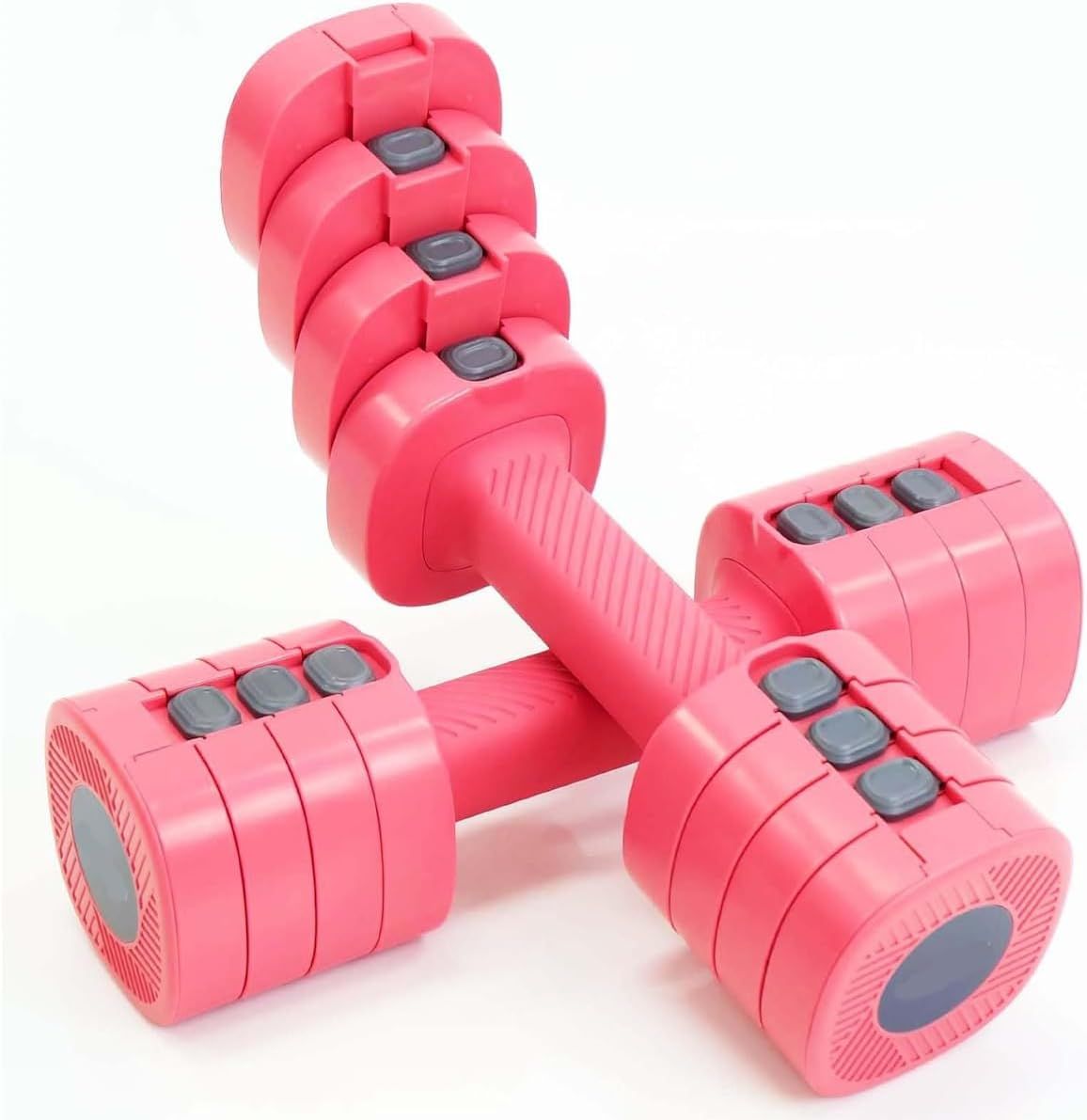 FFitness Set 2 Manubri Regolabili Rosa FF