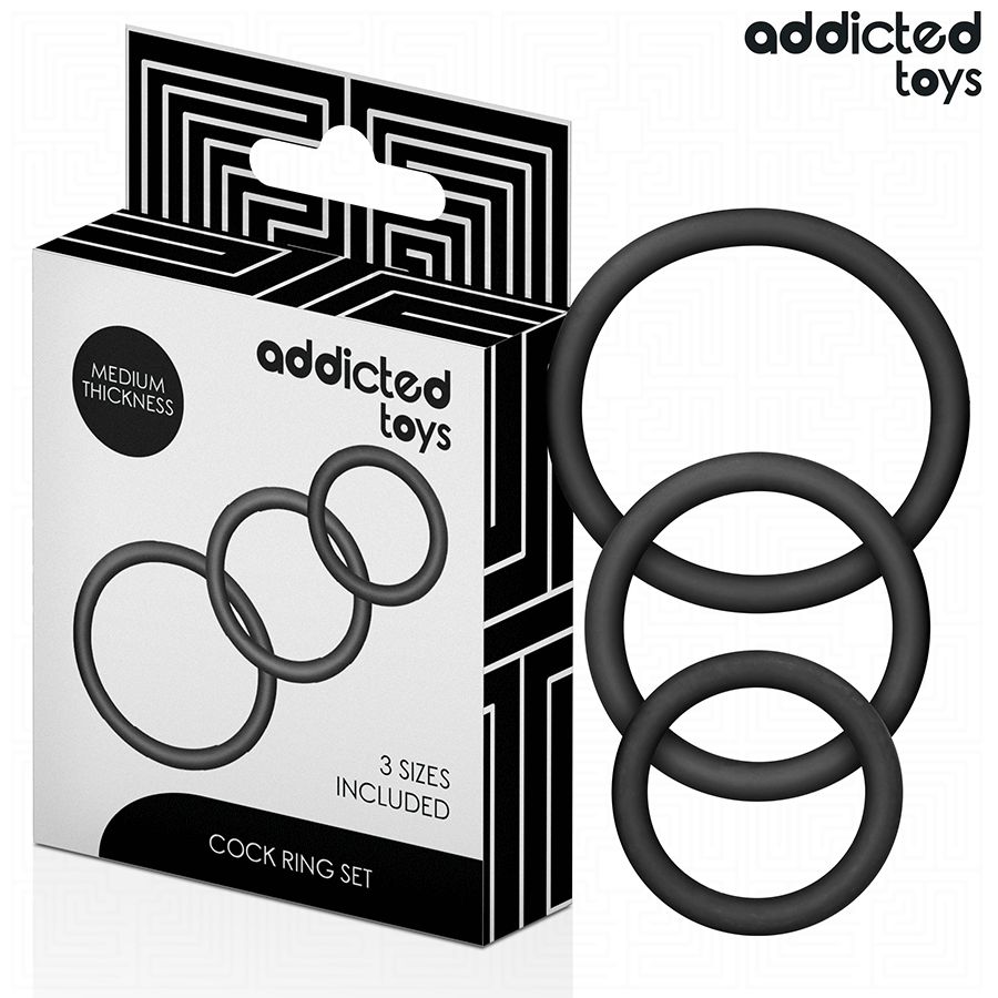 Addicted Toys - Penisringe aus Silikon 1 St