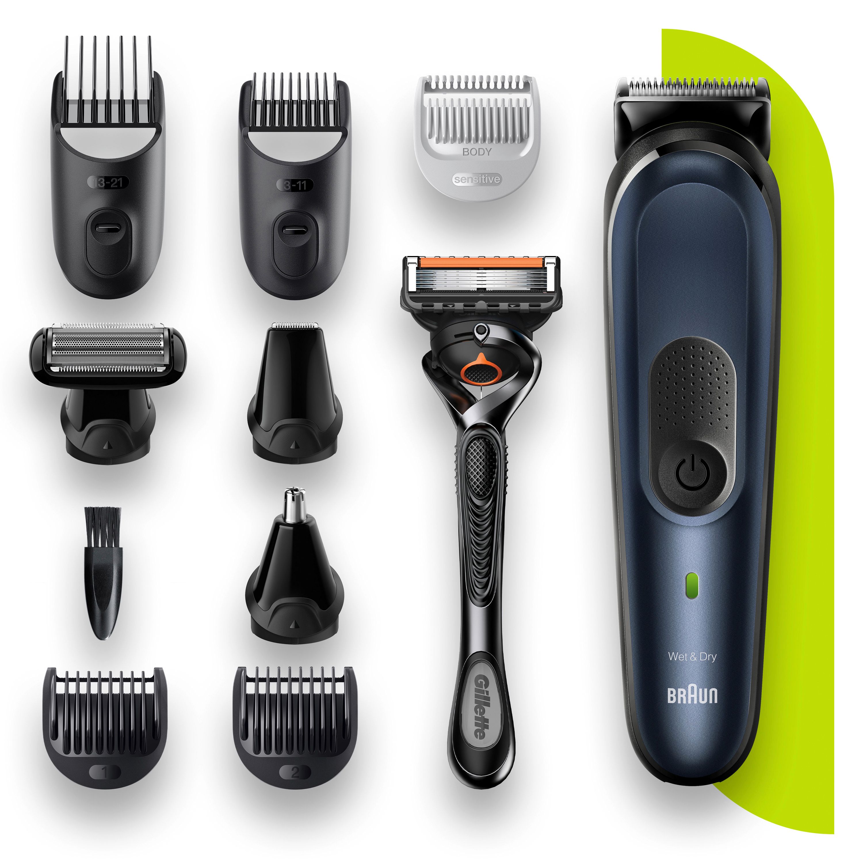 Braun - MultiGroomingKit "7 - MGK7330" in Blau und Schwarz