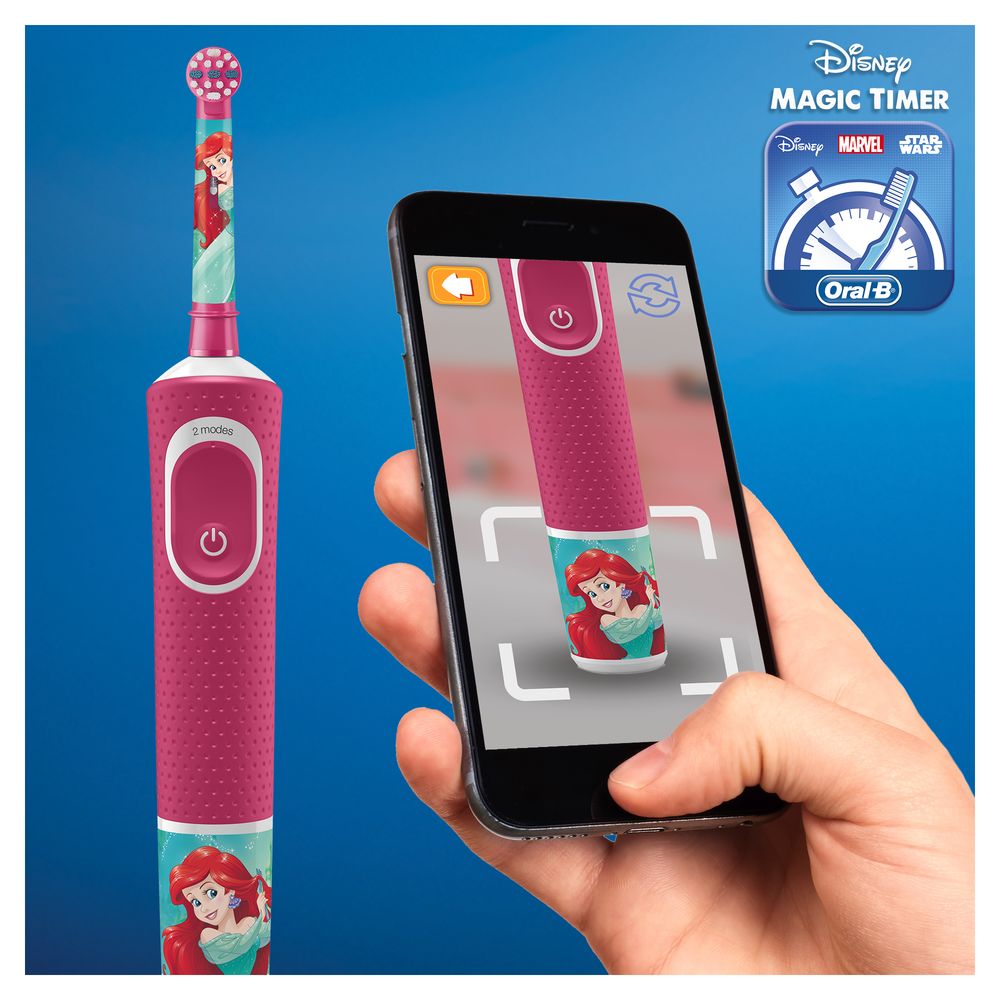 Oral-B - Elektrische Zahnbürste "Vitality 100 Kids Princess CLS" in Pink