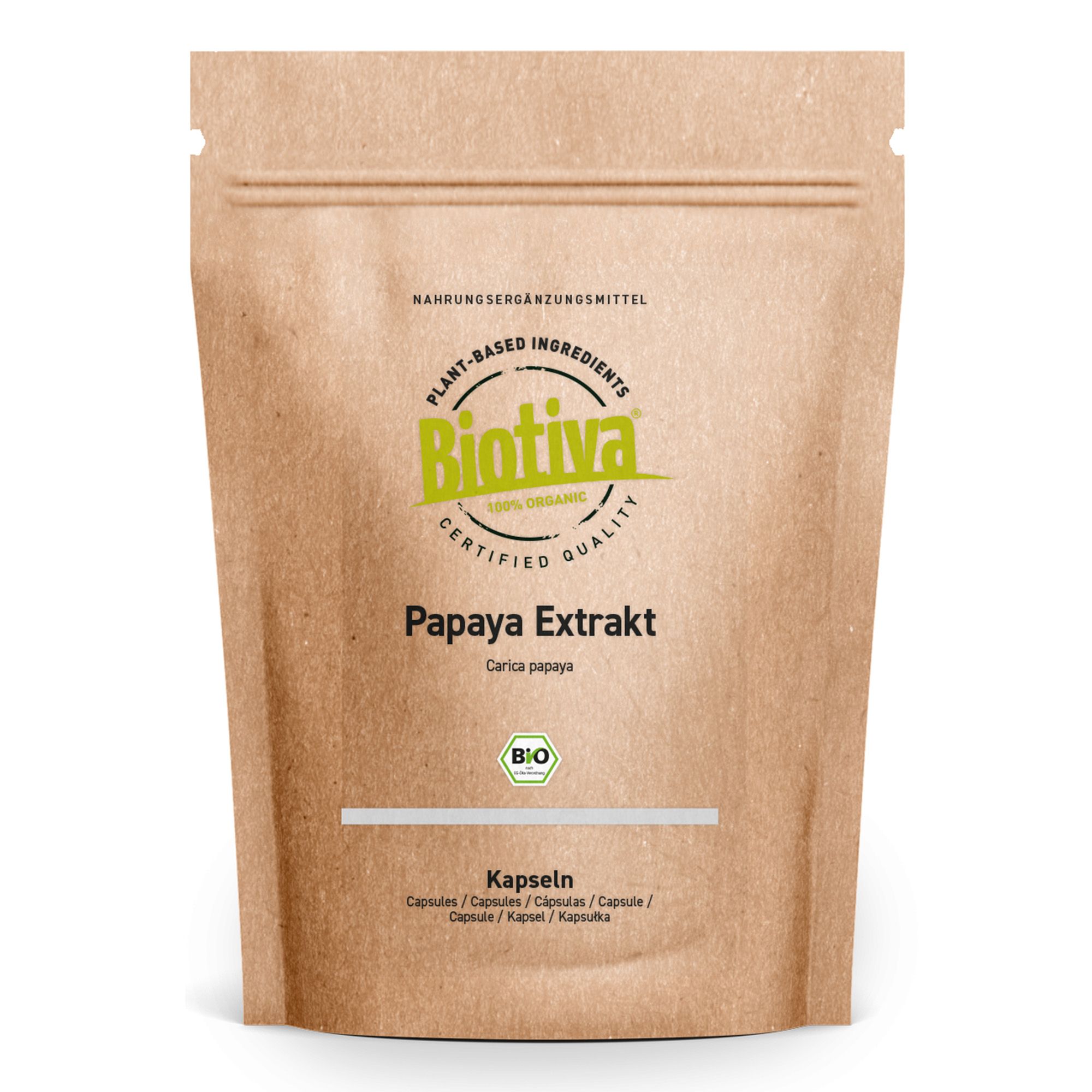Papaya Extrakt Kapseln Bio 84 g