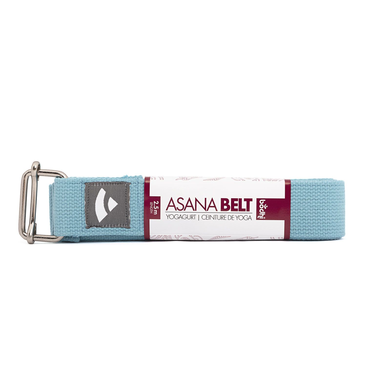 Yogagurt Asana Belt, Schiebeschnalle Baumwolle aqua 910-SA