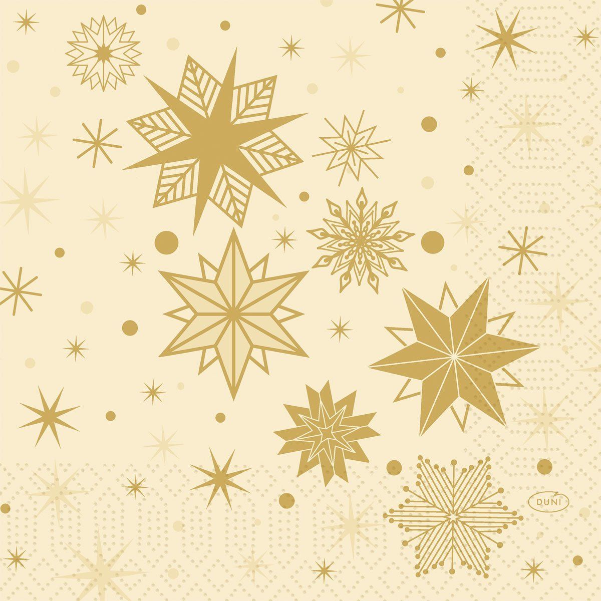 Servietten 33x33 3-lagig 1/4 Stargazing cream 5000 St Tücher