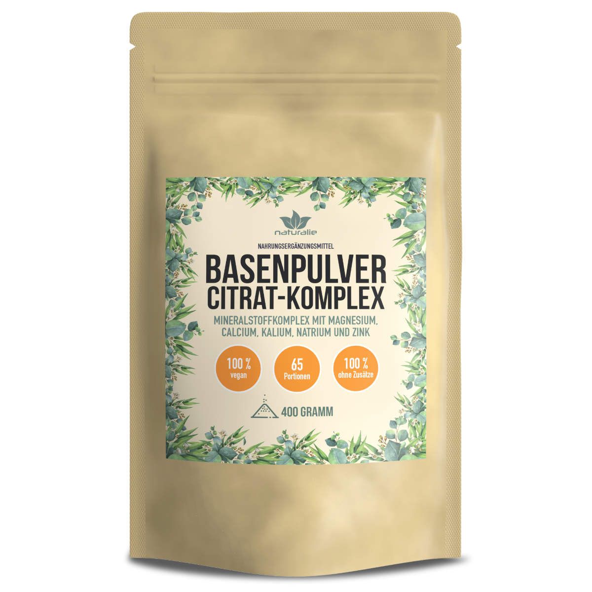 Naturalie Basenpulver mit Basencitraten und L-Glycin 400 g Pulver