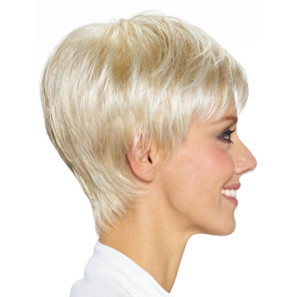 Perücke Nina von trendhair in Weiß-/Lichthellblond gesträhnt