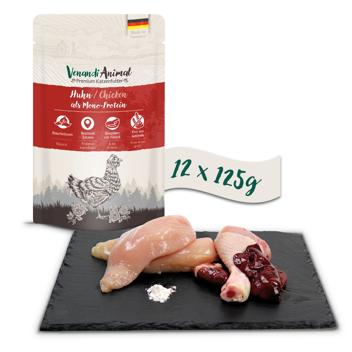 Venandi Animal - Huhn als Monoprotein