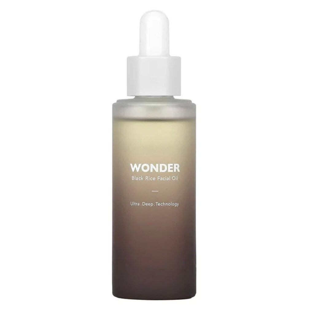 HaruHaru Wonder Black Rice Facial Oil mit der Aufschrift "WONDER".
