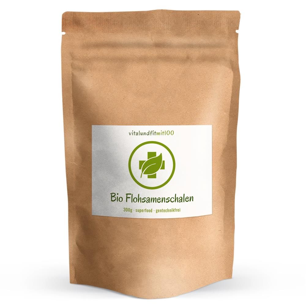 vitalundfitmit100® Bio Flohsamenschalen
