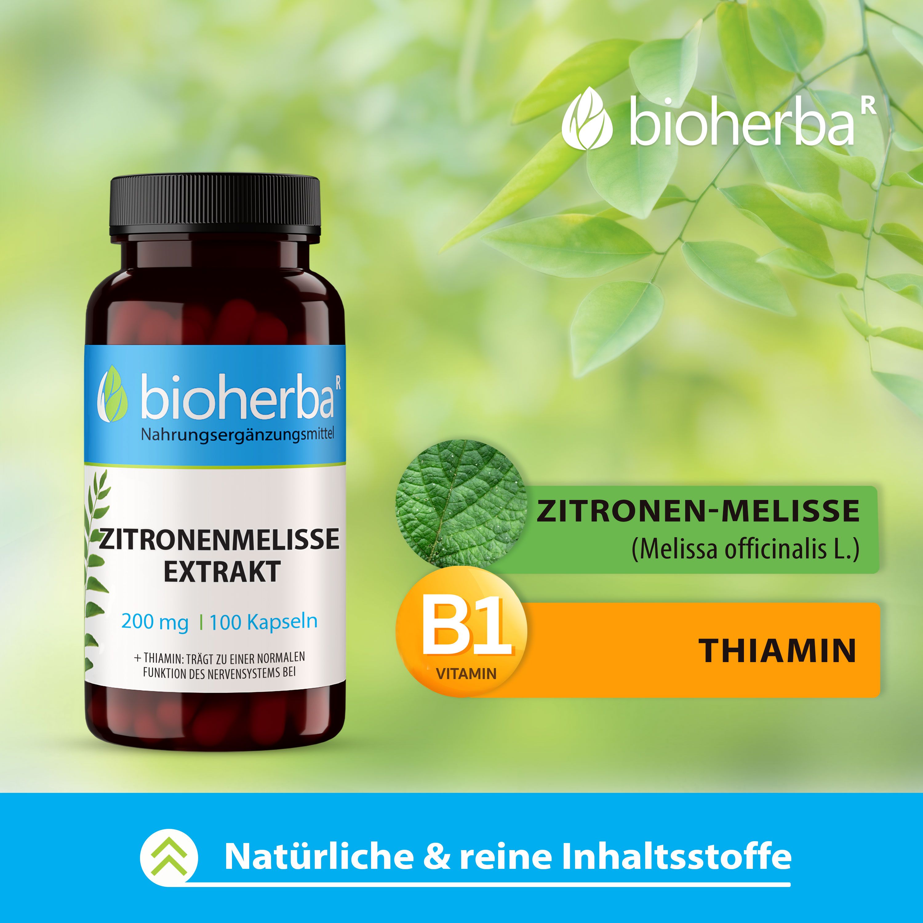 Bioherba Zitronenmelisse Extrakt Kapseln