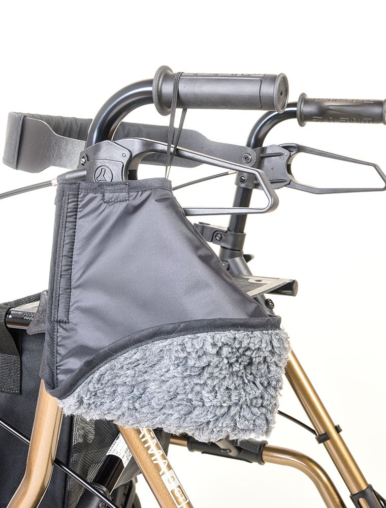 SoNa24 - Rollator-Handschuhe Rollstuhl-Handschuhe *EXTRAWARM* Handwärmer Muff Windschutz by Pellis