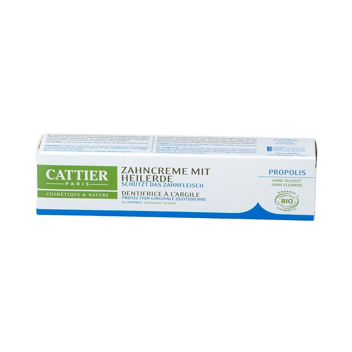 CATTIER Zahncreme mit Heilerde - Propolis