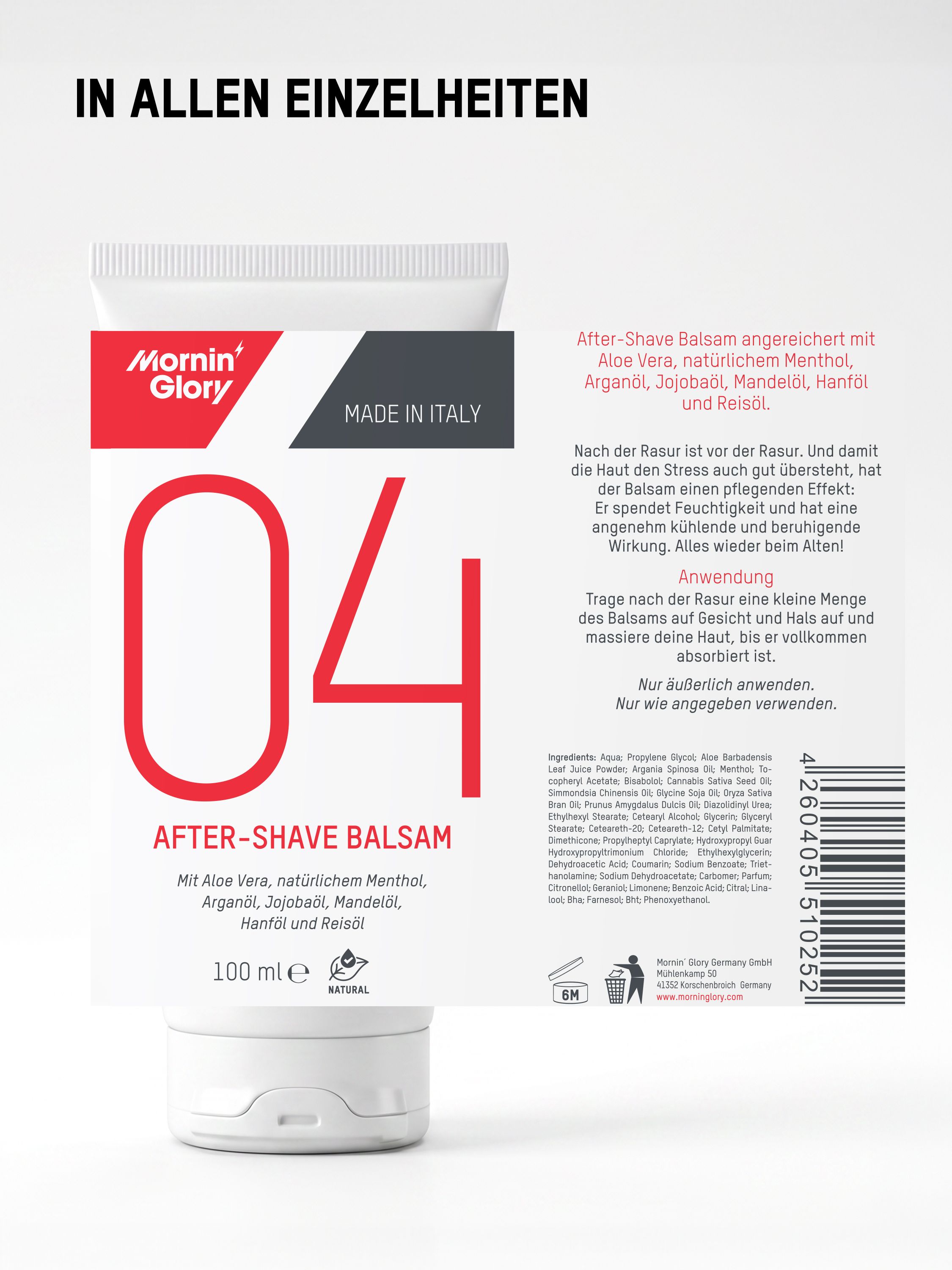 Mornin`Glory Beruhigender After Shave Balsam