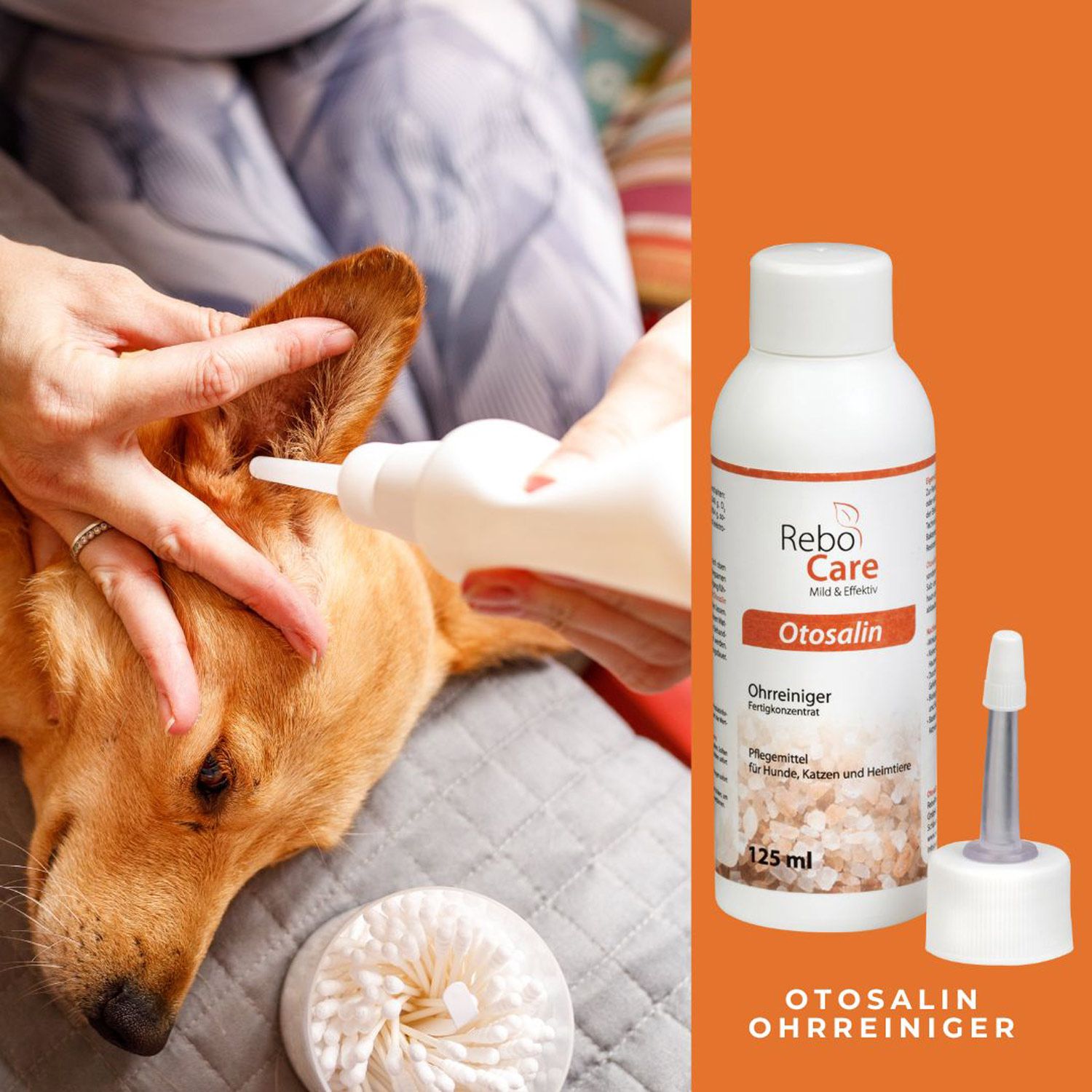 reboVet ReboCare Otosalin Ohrreiniger