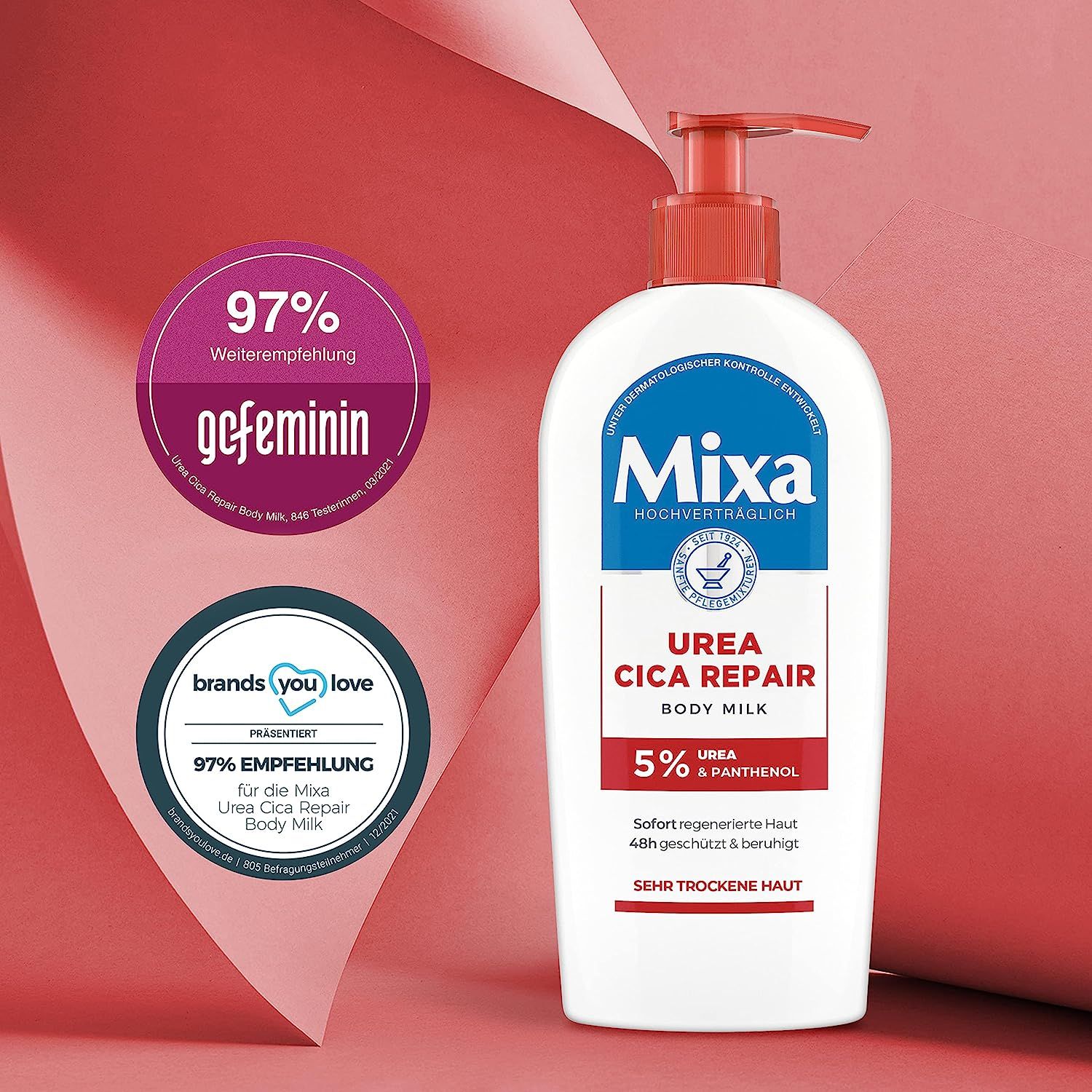 Mixa Urea Cica Repair Body Milk, beruhigende und schützende Körpermilch