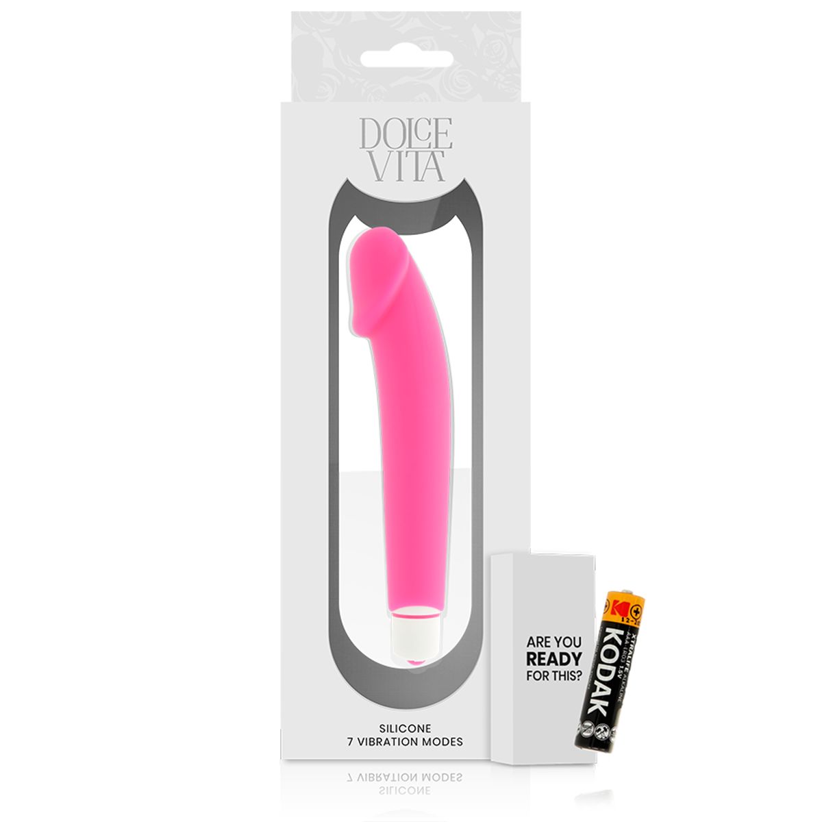 G-Punkt Vibrator "Realistic Pink Silicone" | 7 Vibrationsmodi, angenehm flexibel | Dolce Vita