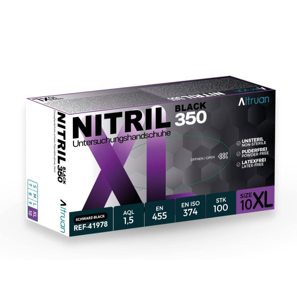 Altruan Nitril 350 Black 1000 St Handschuhe