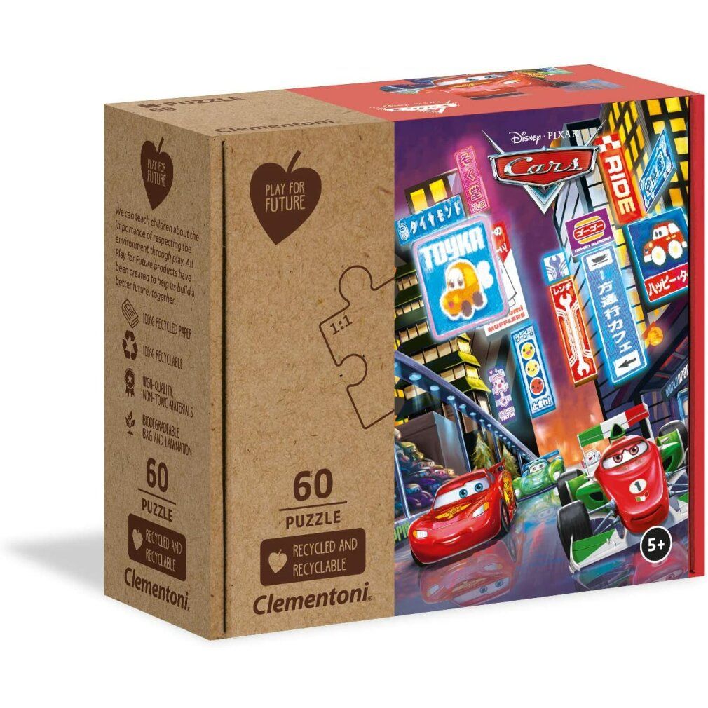 Clementoni 26999 - Cars - 60 Teile Puzzle - Play for Future