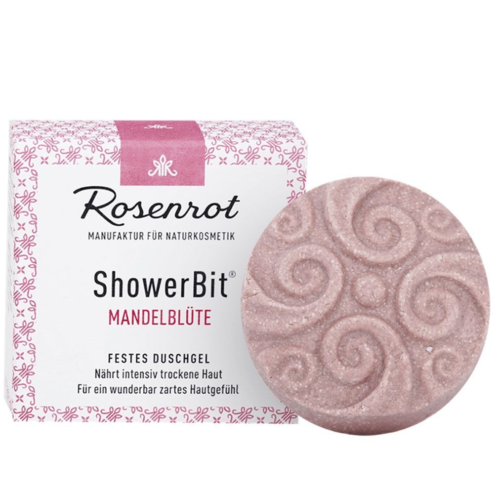 Rosenrot Festes Duschgel Mandelblüte 60 g