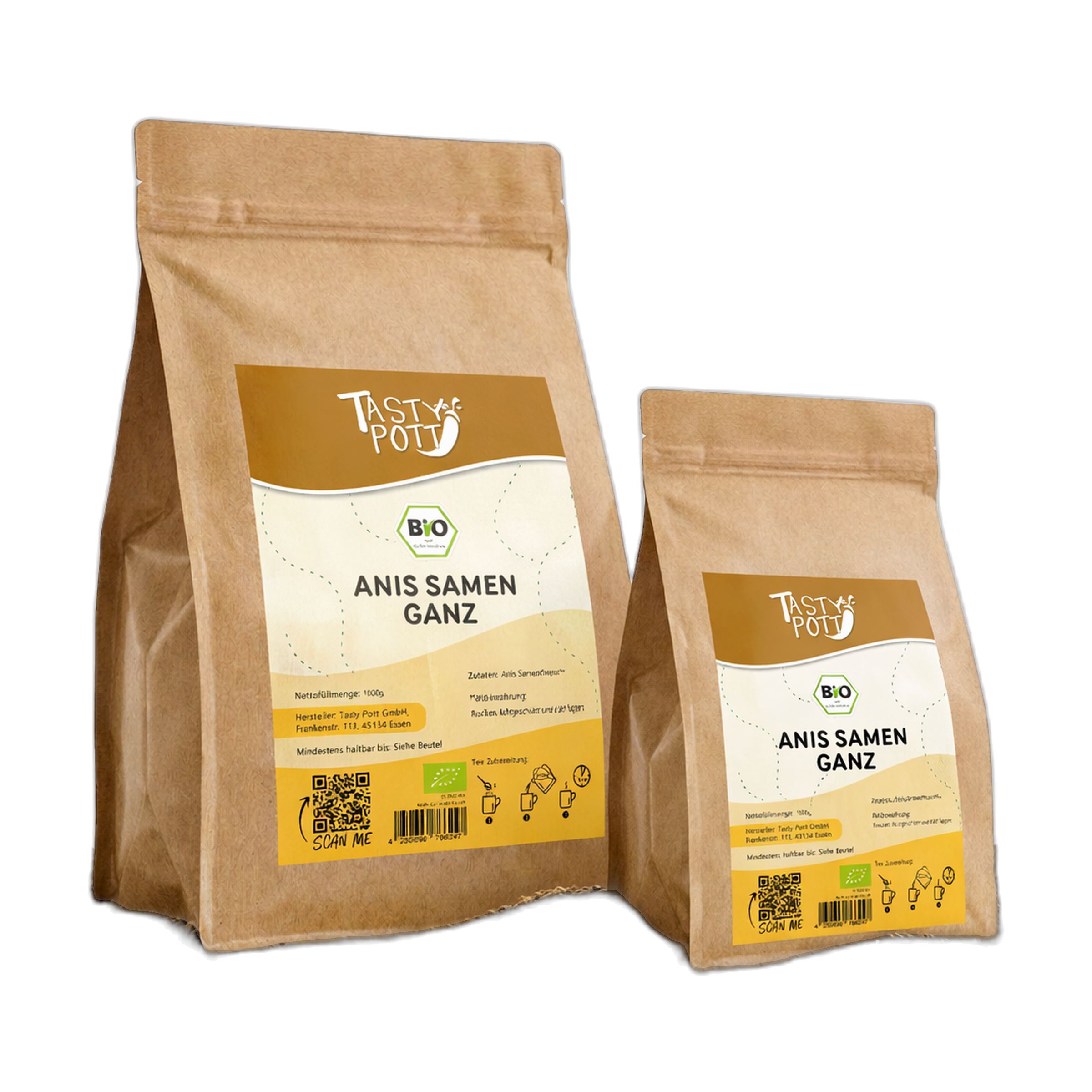 Tasty-Pott Tasty Pott Bio Anis Samen ganz 1000 g