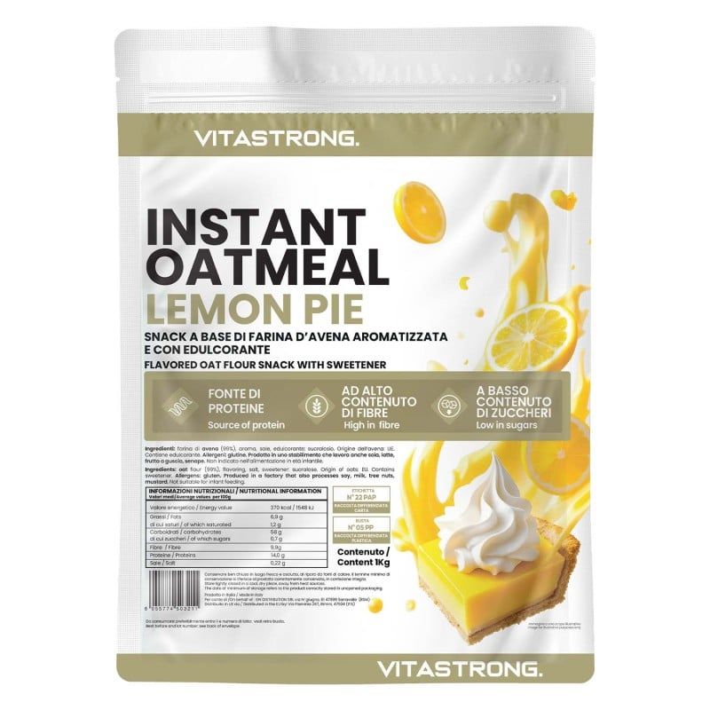 Vitastrong Instant Oatmeal - Lemon Pie