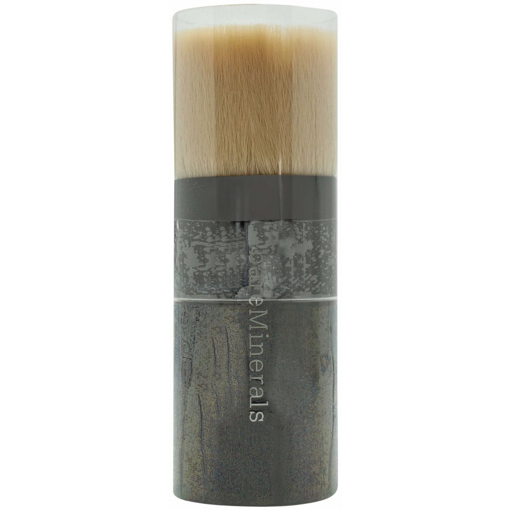Pinsel mit hellem Borstenkopf und dunklem Griff. Der Griff hat den Schriftzug "BareMinerals".