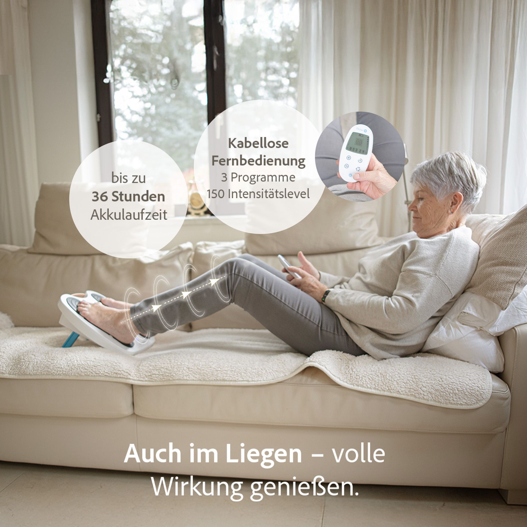 Fllow EMS-Tens Fußmassagegerät