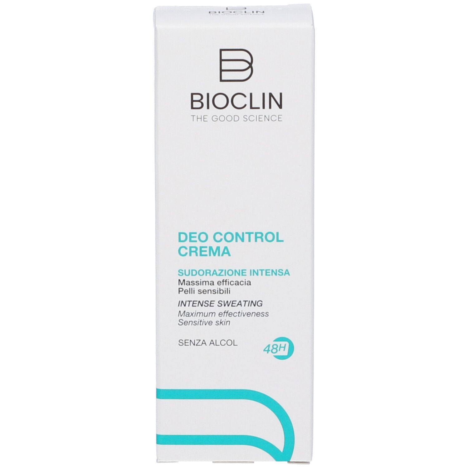 Bioclin Deo Control Crema: Antitranspirant-Creme für empfindliche Haut, ohne Alkohol, 48h Schutz.