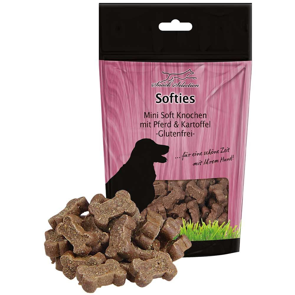 Schecker - Mini Soft Knochen mit Pferd & Kartoffel - Glutenfrei -