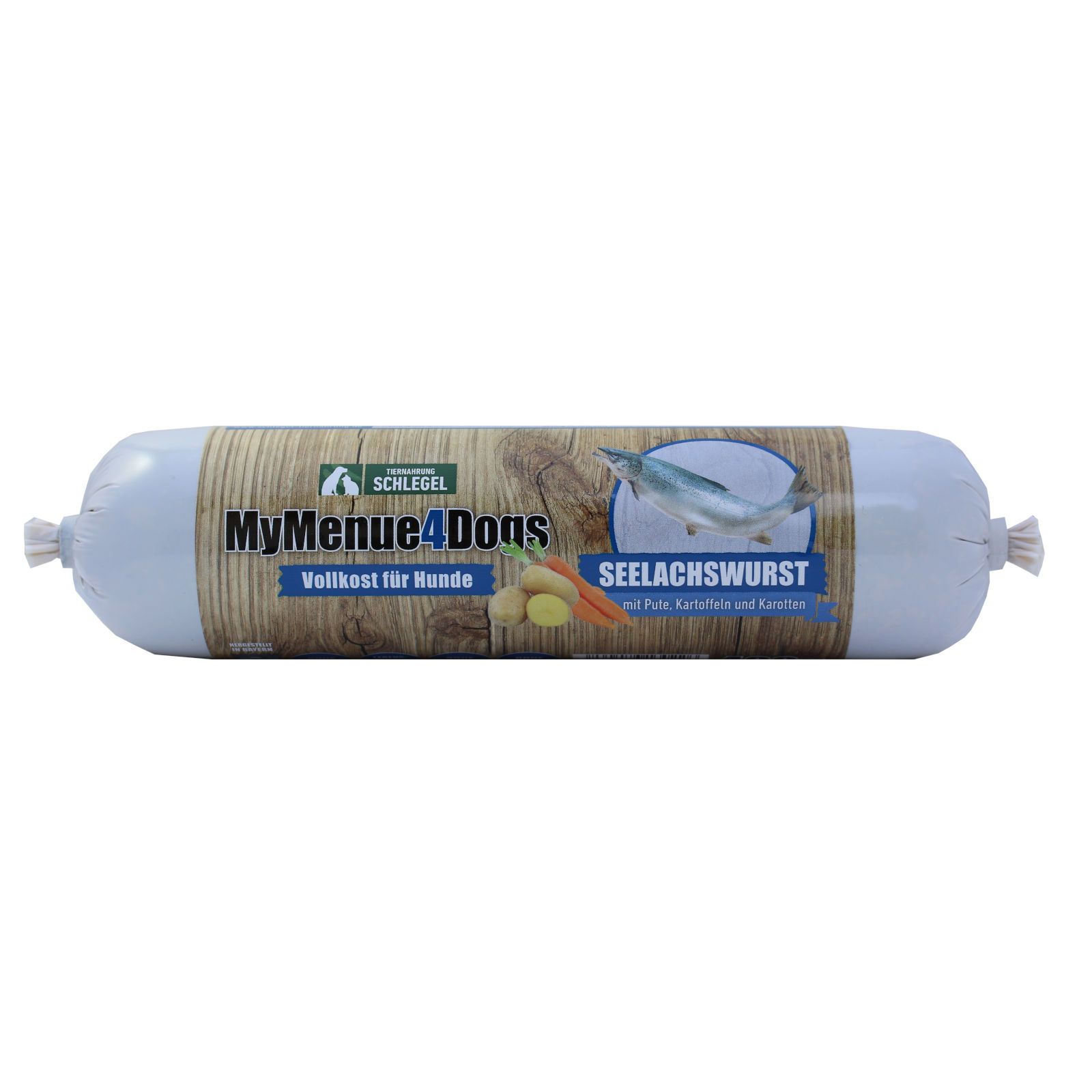 MyMenue4Dogs Hundefutter Seelachswurst 75 g