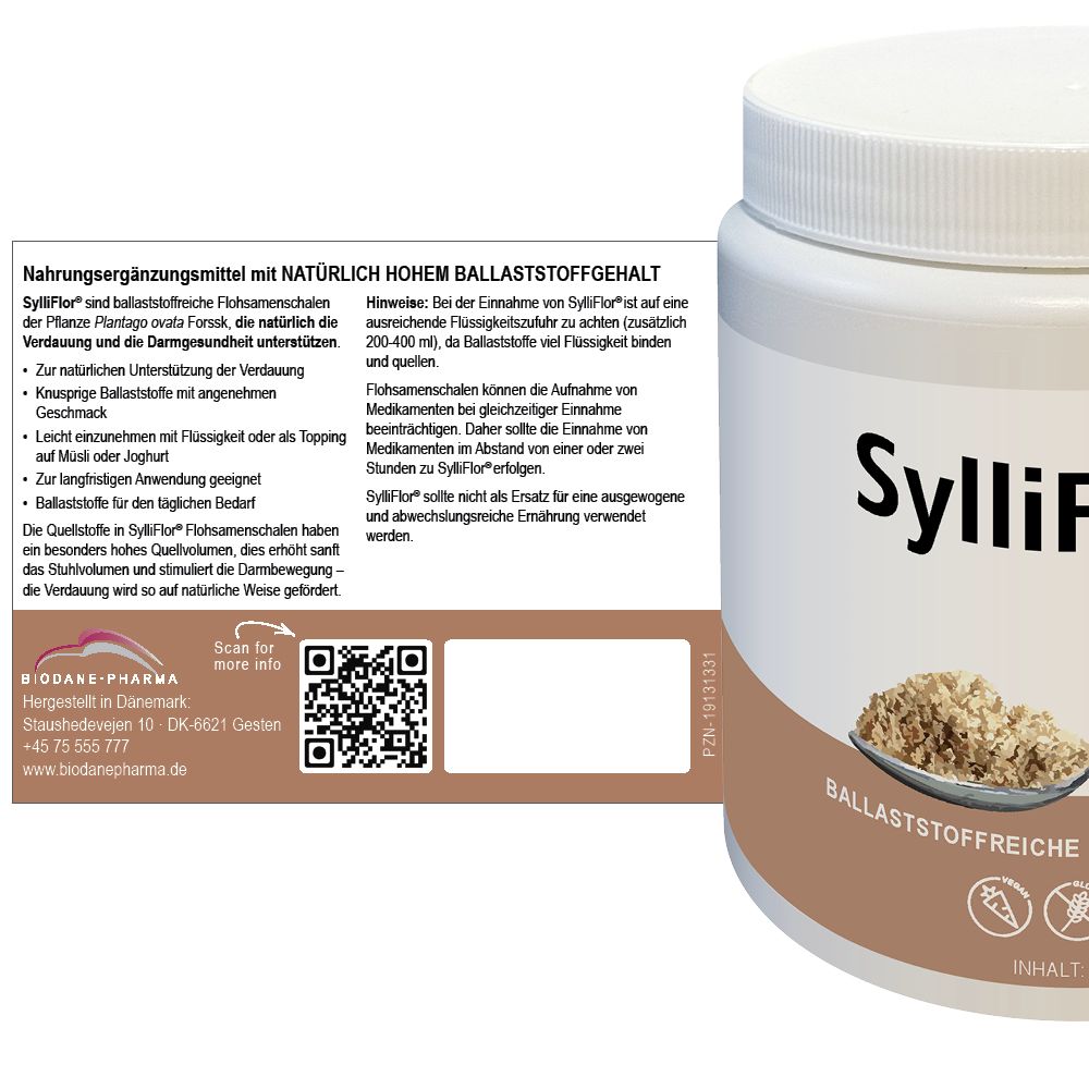SylliFlor Flohsamenschalen Malz