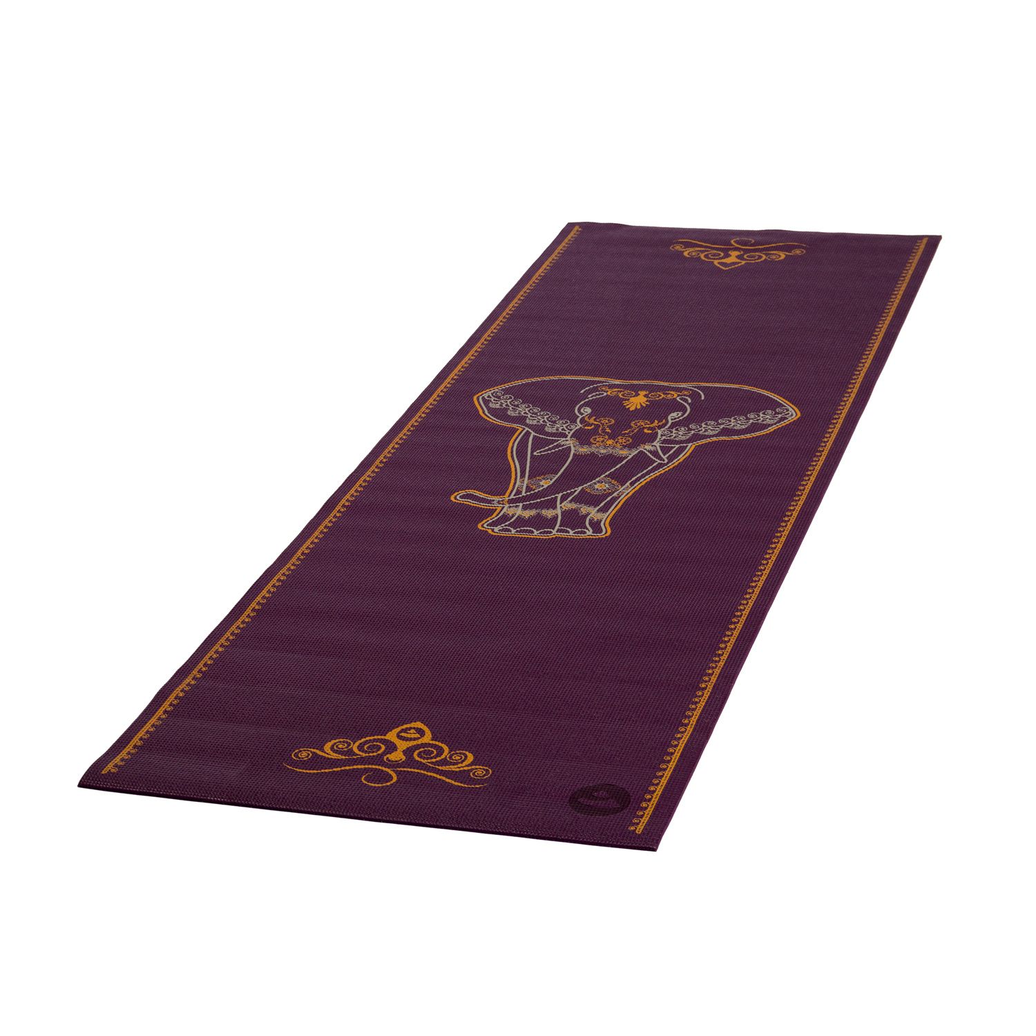 Yogamatte LEELA Collection AUBERGINE, Big Elephant bi-color, PVC