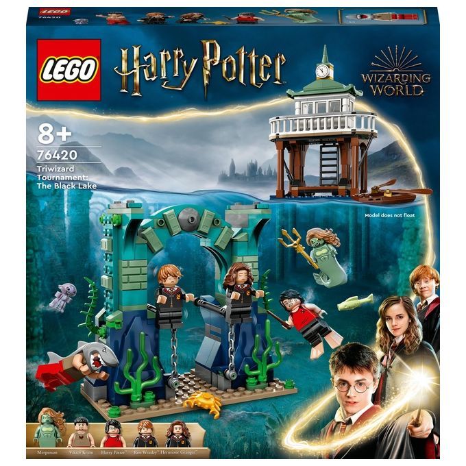LEGO Harry Potter 76420 Torneo dei Tremaghi: il Lago Nero, Giochi per Bambini e Bambine con Barca G