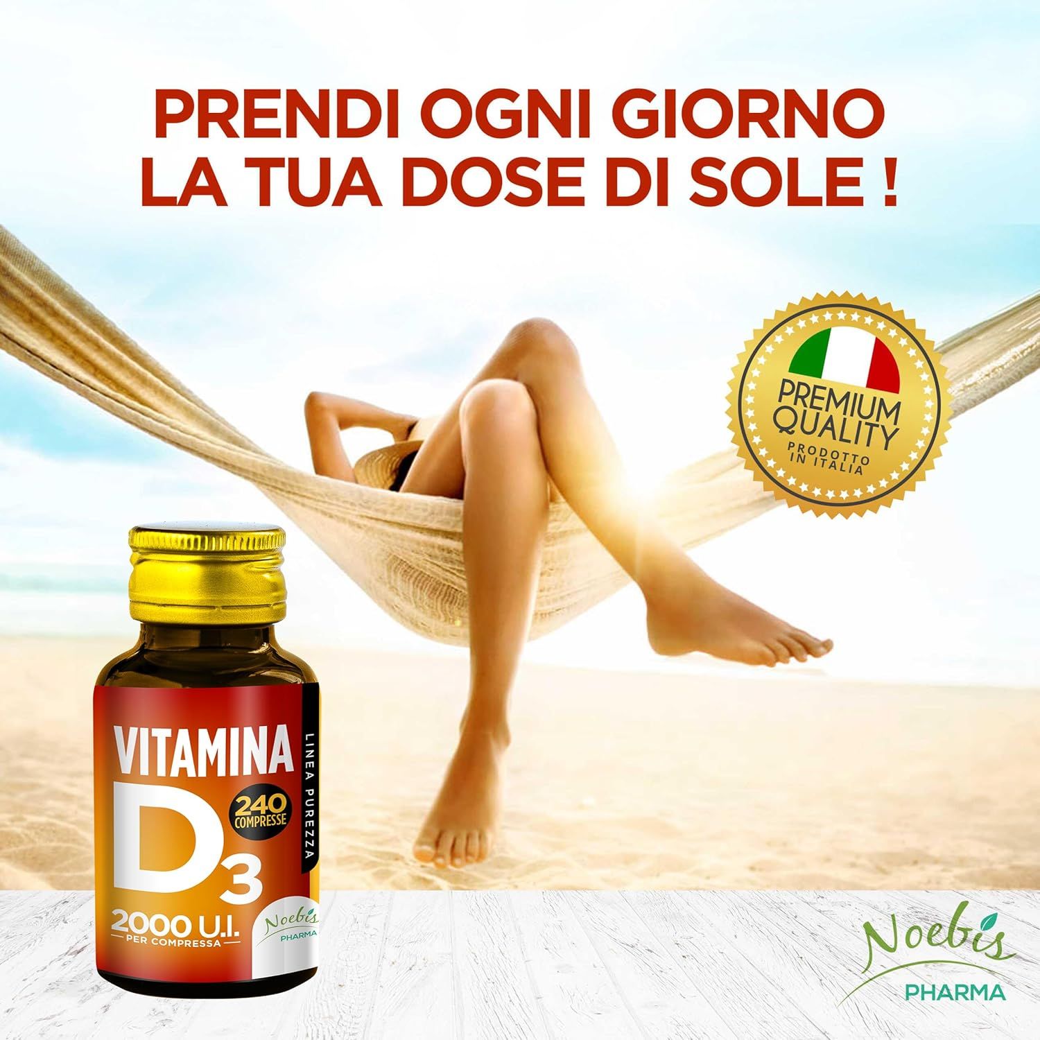 Noebis Pharma Vitamina D3 2000 UI - Colecalciferolo