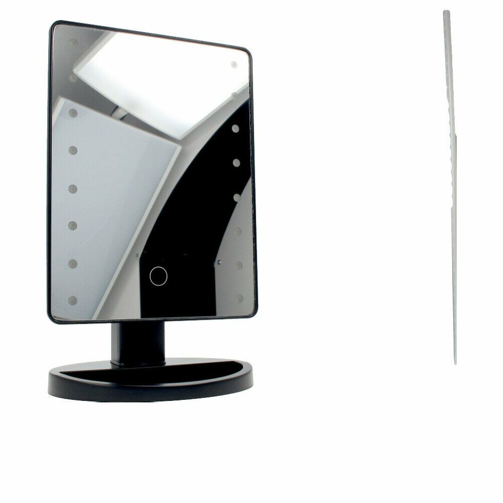 Carl & Son Makeup Mirror Led Light Black